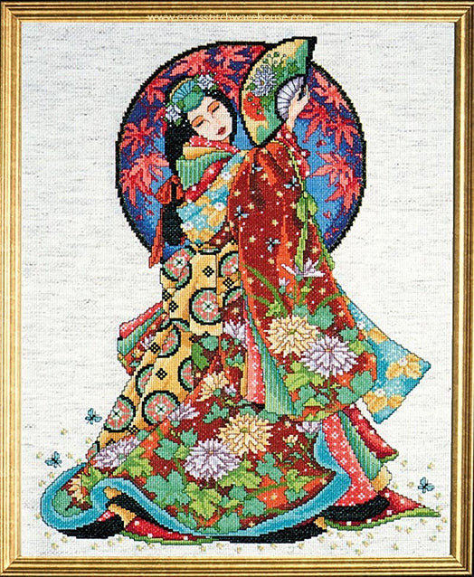 The Art of Oriental Embroidery 東洋刺繍の芸術 Oriental – crossstitchwarehouse.com