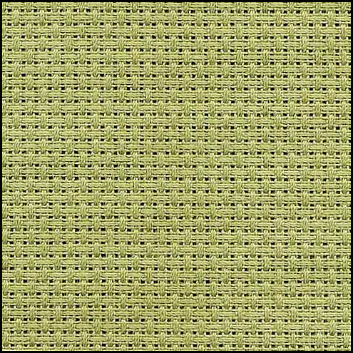 ZWEIGART - 14ct. Basil Aida.