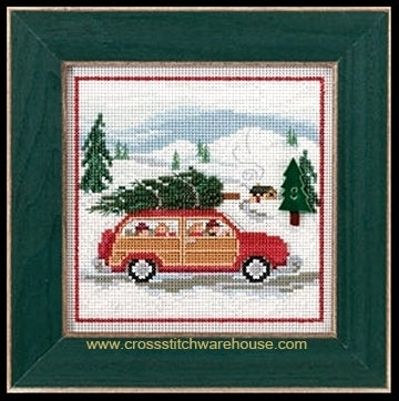 4” x 9” White Cross store Stitch Frame by the Family Tree Frame Co