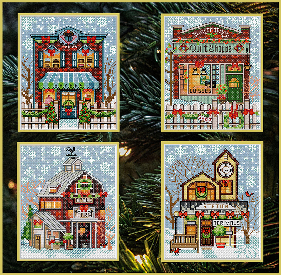ORNAMENTS - Christmas Town GOLD