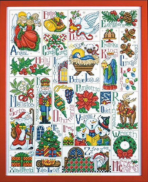 A B C Christmas A B C Sampler