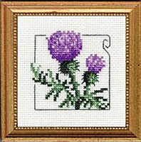 4" x 4" - Thistle (Bathurst Burr)