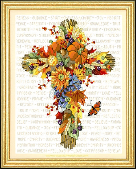 Floral Cross - FALL