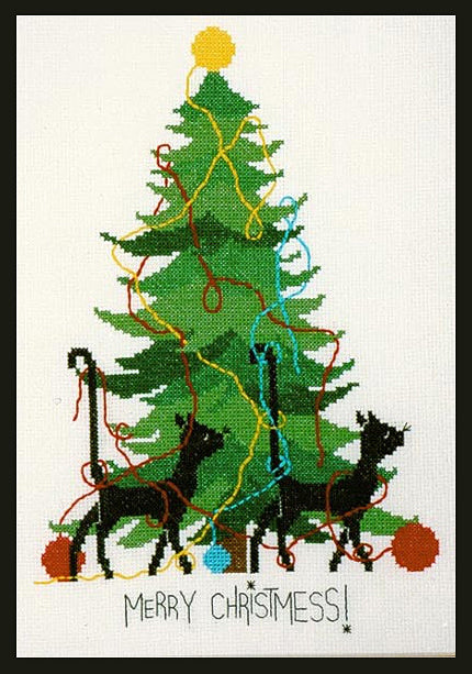 Merry Christmess - CHART & FABRIC