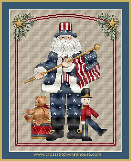 Patriotic Santa