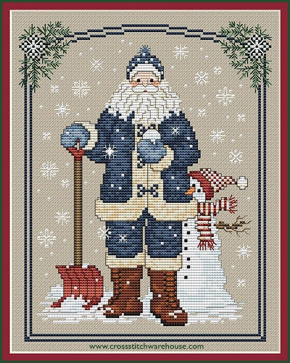 Snowflake Santa