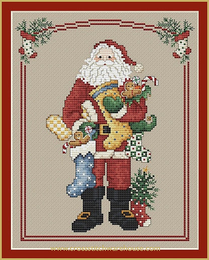 Stitching Santa