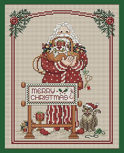 Stitching Santa