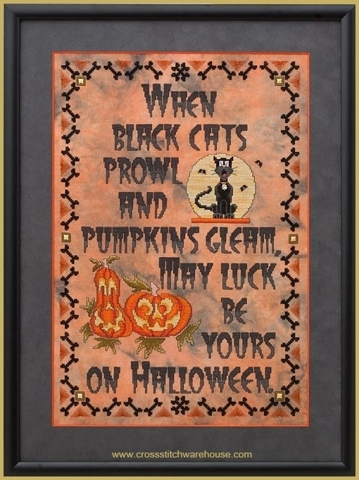 HALLOWEEN LUCK CHART & FABRIC