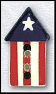 Birdhouse Patriotic Birdhouse With Star