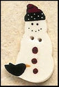 Snowman with Crow