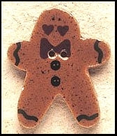 Ginger Bread Man with Bow Tie