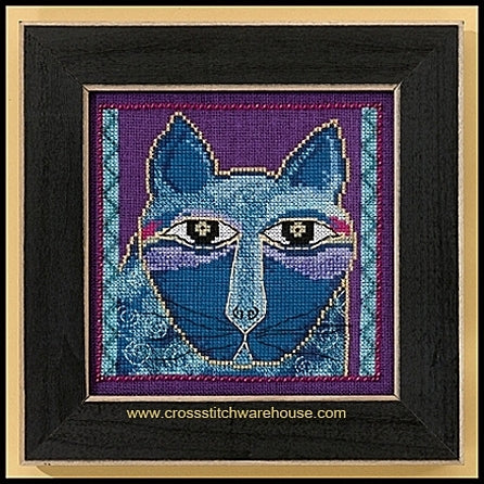 Wild Blue Cat AIDA Kit & Frame