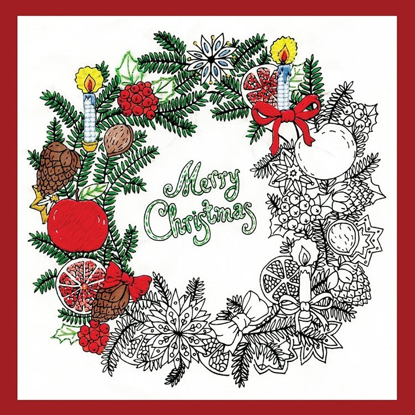 Zenbroidery Christmas Wreath