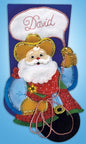 Cowboy Santa Stocking