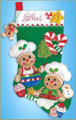 Gingerbread Bakers Stocking