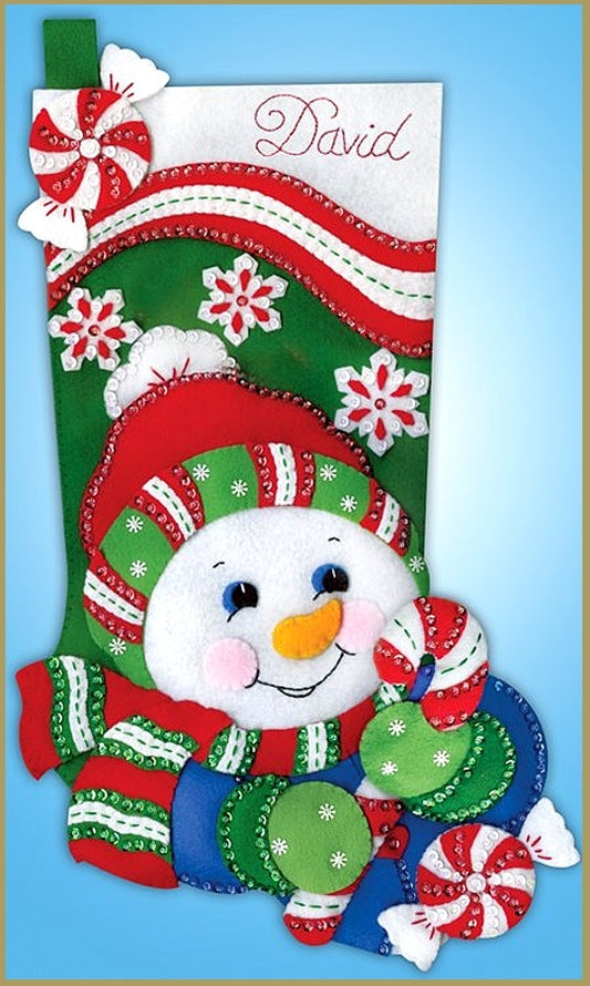 Snowman Stocking