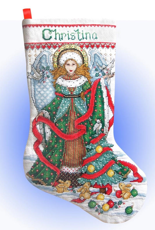 Christmas Angel Stocking