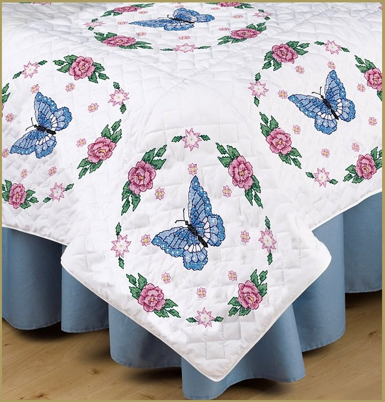 QUILT BLOCKS - Butterfly Rose