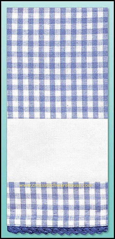 BLANK TOWEL - Blue Gingham