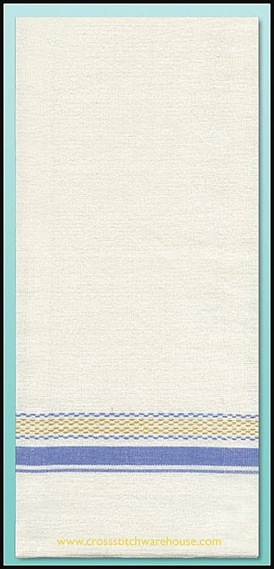 BLANK TOWEL - Blue Homespun