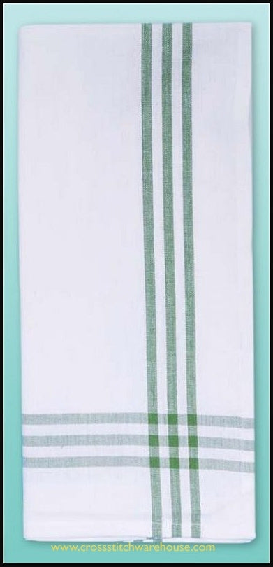 BLANK TOWEL - Green Stripe