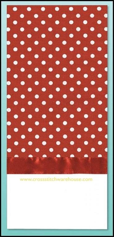 BLANK TOWEL - Red Polka Dot