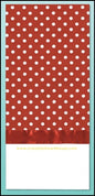 BLANK TOWEL - Red Polka Dot