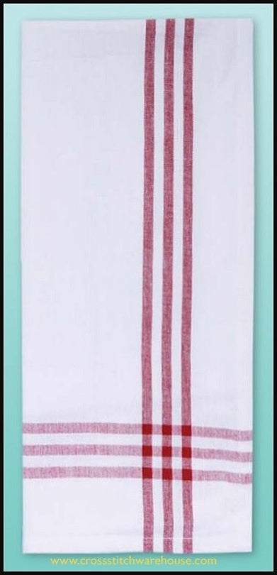 BLANK TOWEL - Red Stripe