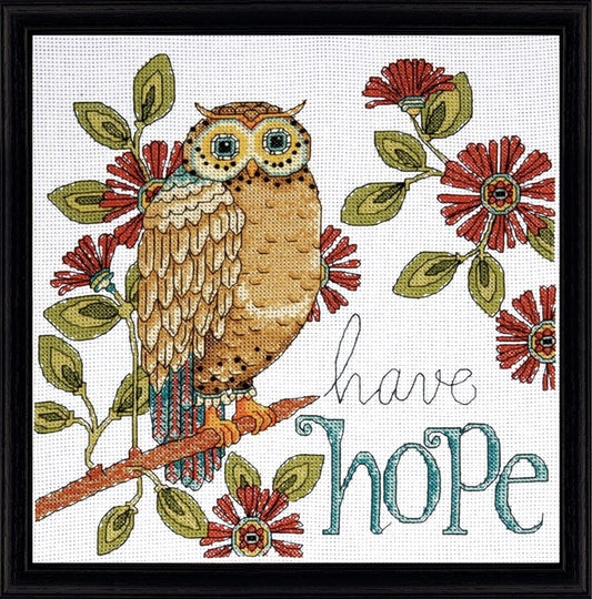 Hope Owl...  CROSS STITCH