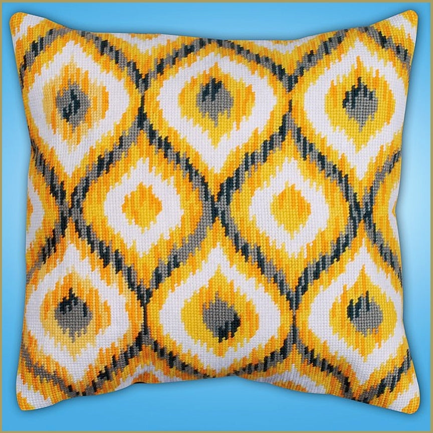 Yellow Ikat