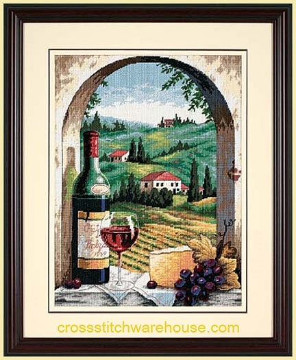 Tuscan View  NEEDLEPOINT