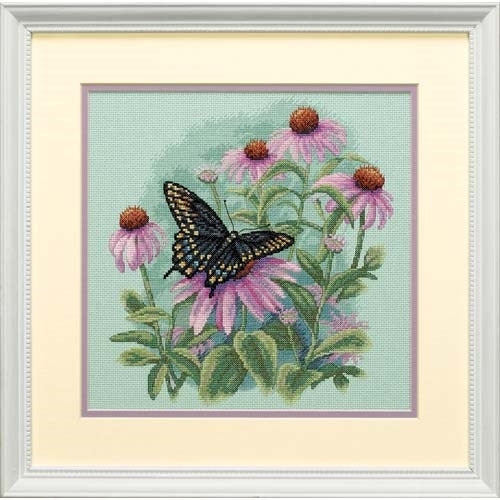 Butterfly And Daisies