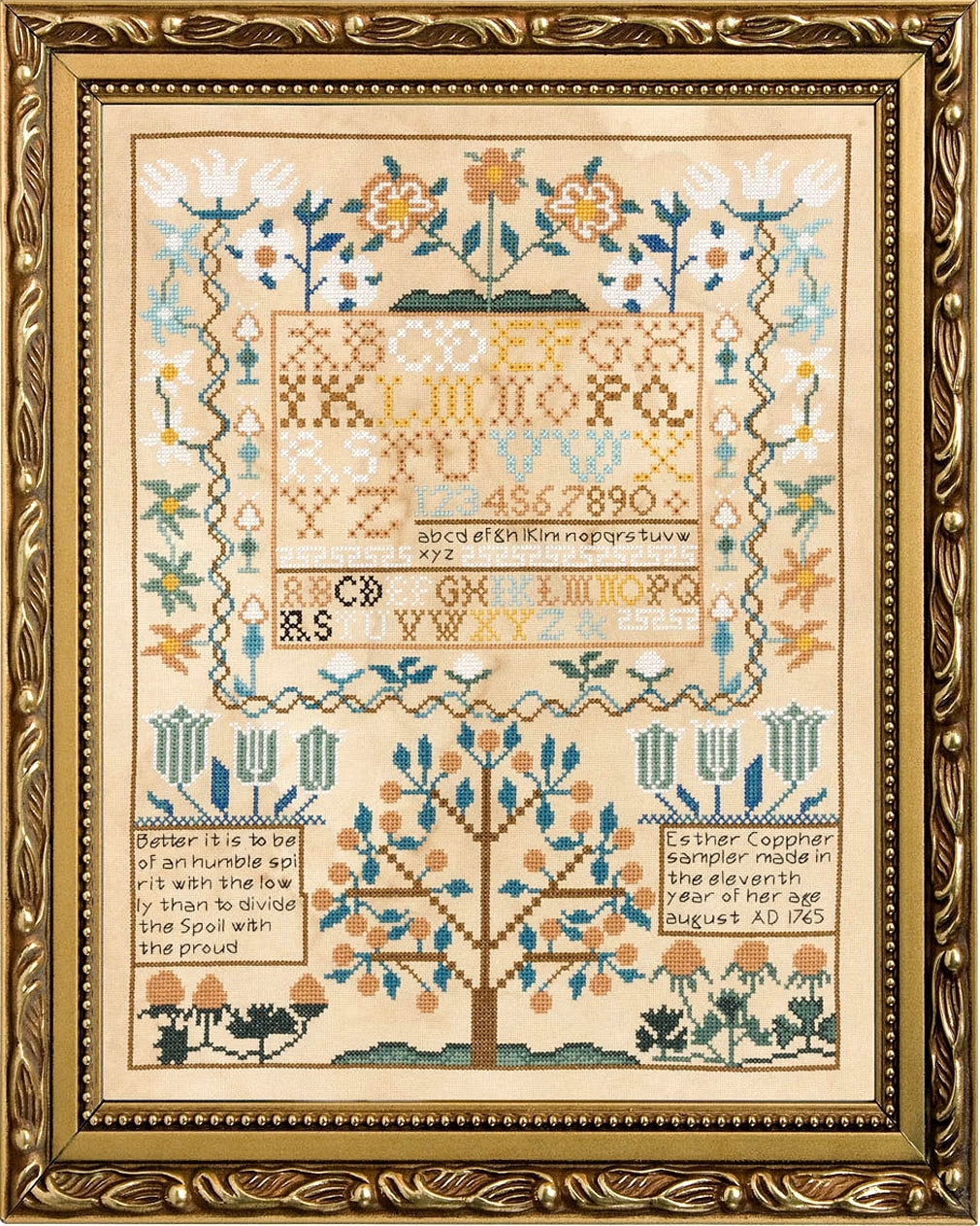 Sampler 1765 Smithsonian