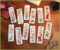 Flowers Of The Month Bookmarks Set of 12