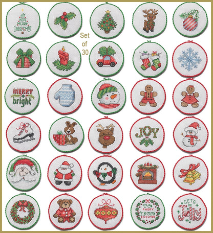 ORNAMENTS - Christmas Minis  Set of 30