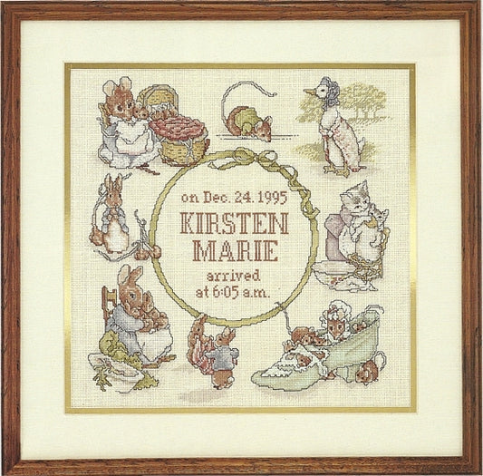 Storybook Birth Sampler