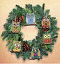 Christmas Owl ORNAMENTS