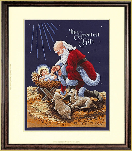 Kneeling Santa