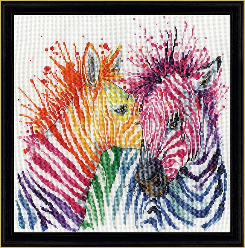 Colorful Zebras