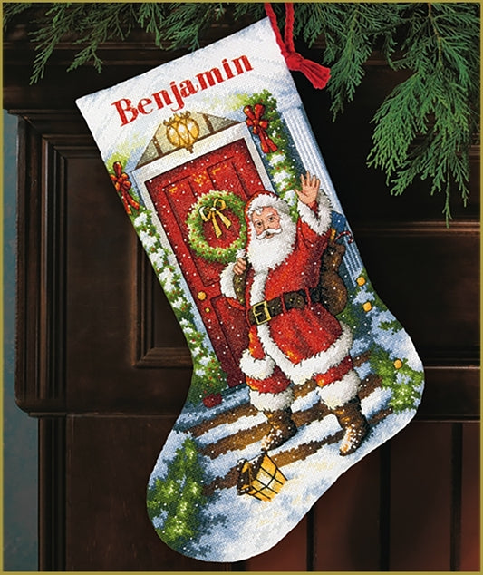 Welcome Santa Stocking