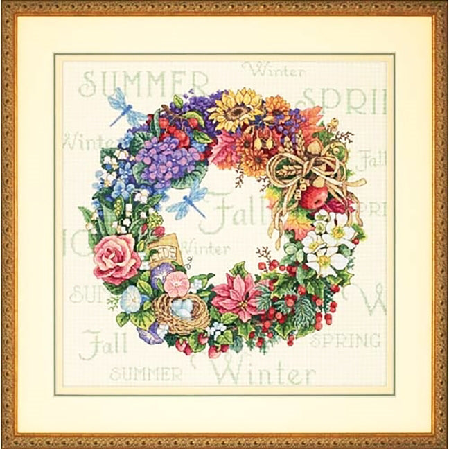 Wreath Of All Seasons  GOLD