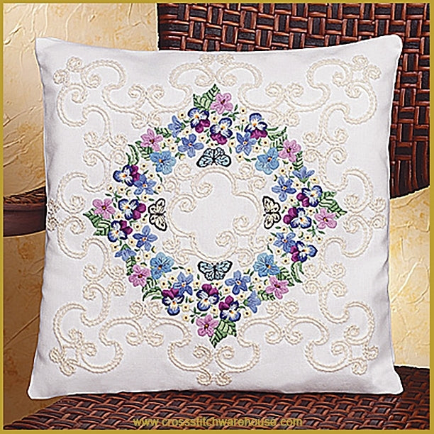 PILLOW - Floral Fantasy CANDLEWICK