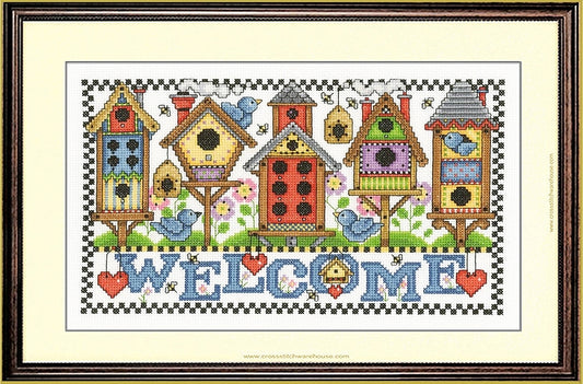 Birdhouse Welcome - CHART & FABRIC