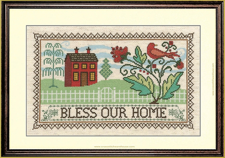 Bless Our House - CHART & FABRIC