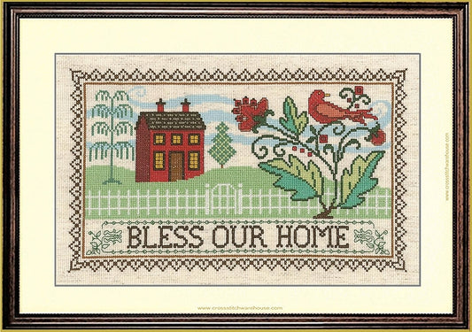 Bless Our House - CHART & FABRIC