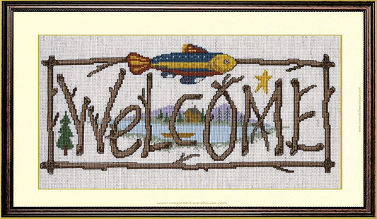 Fish Welcome - CHART & FABRIC