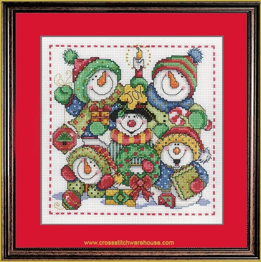 Jolly Snowman  CHART & FABRIC