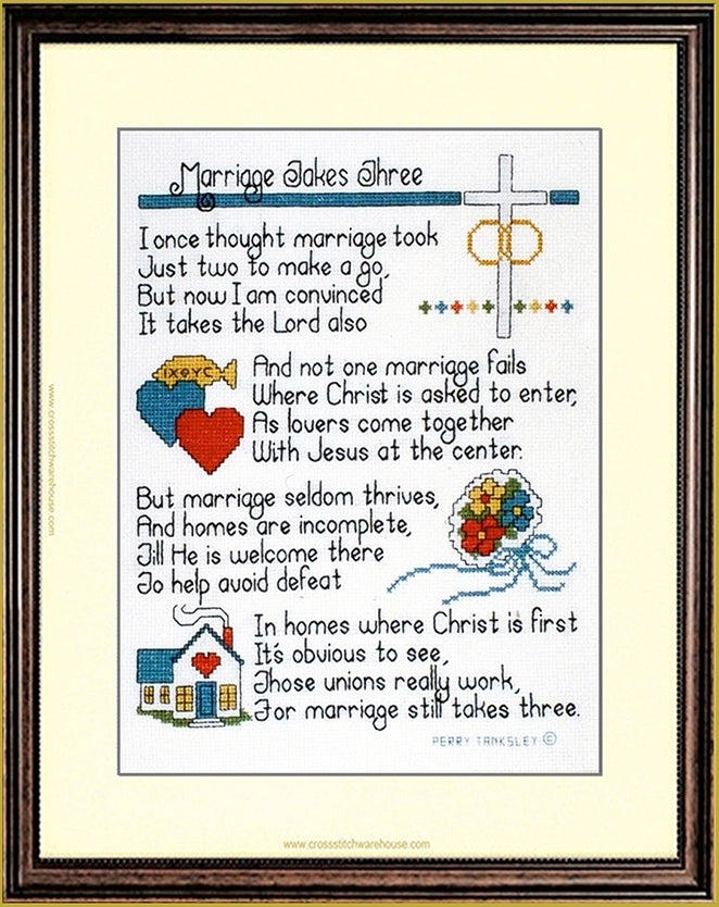 Marriage Takes Three - CHART & FABRIC