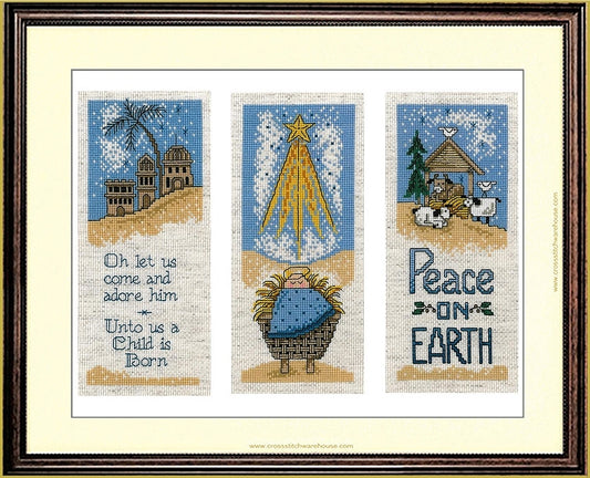 Nativity Trio - CHART & FABRIC